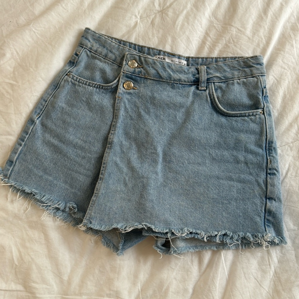 Zara Denim Skort S